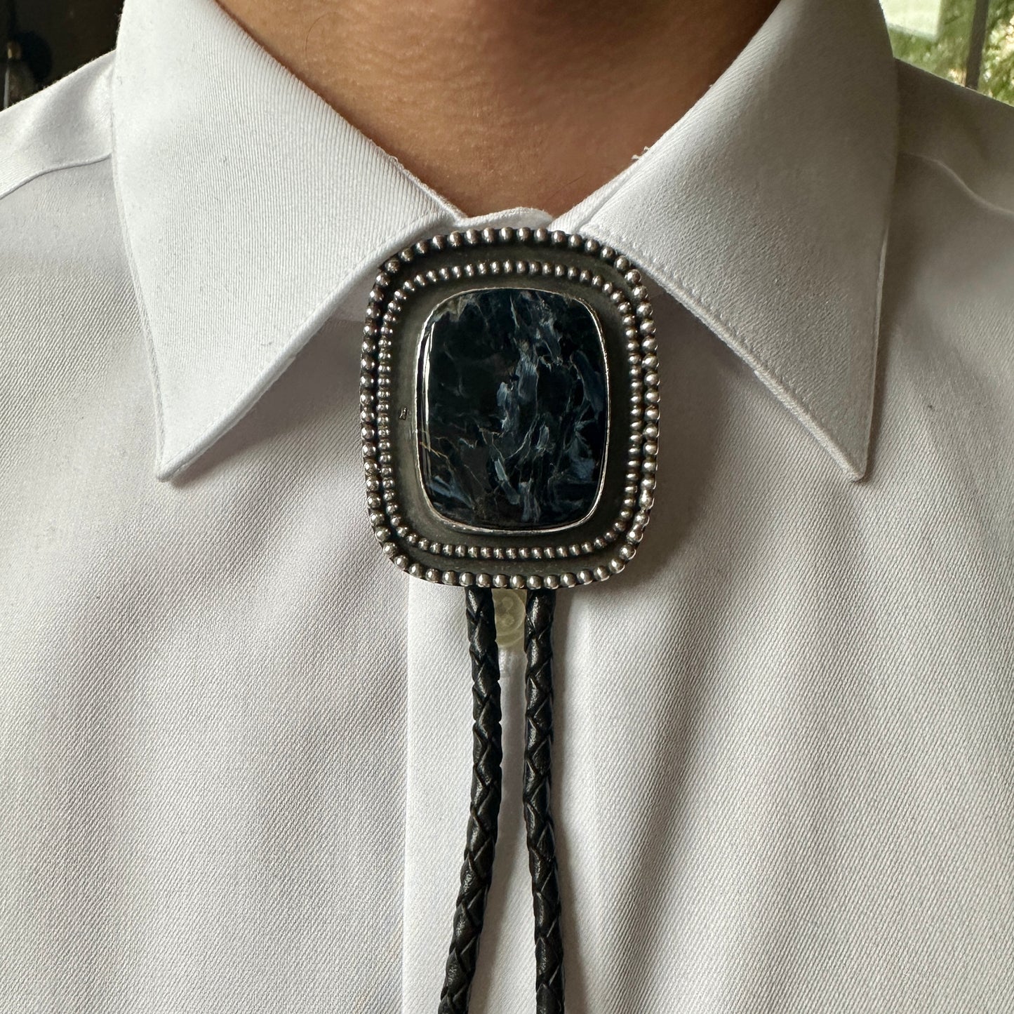 Beaded Pietersite Bolo