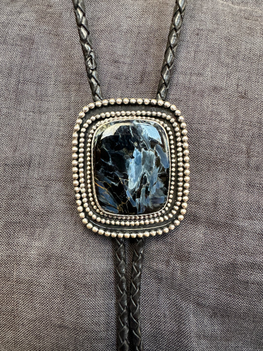Beaded Pietersite Bolo