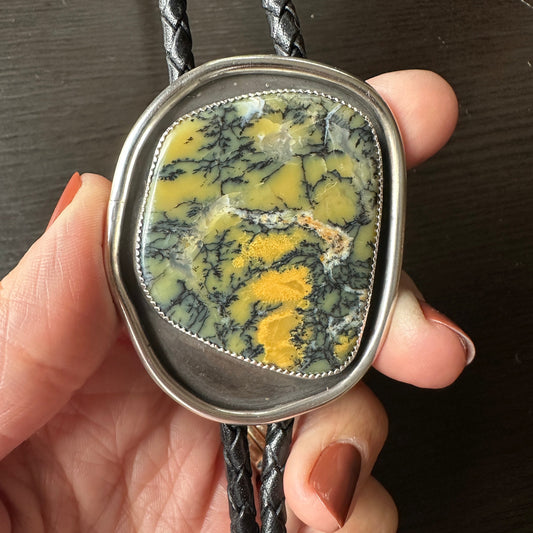 Meandering Dendritic Opal Bolo