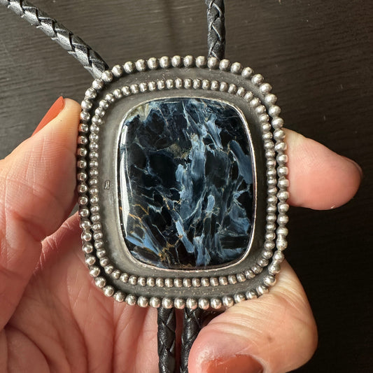 Beaded Pietersite Bolo