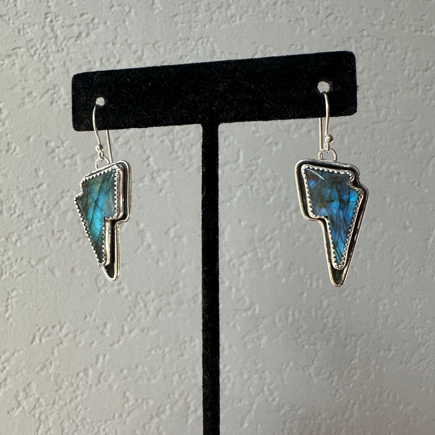 Dripping Labradorite Earrings